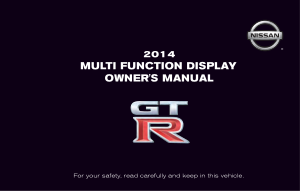 2014 Nissan GTR MultiFD Manual